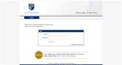 Desktop Screenshot of portal.cavendishsuper.com.au